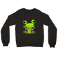 Cute Frog Print Premium Unisex Crewneck Sweatshirt