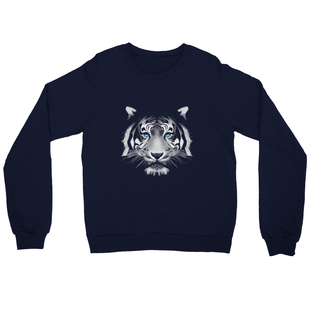 Tiger Print Premium Unisex Crewneck Sweatshirt