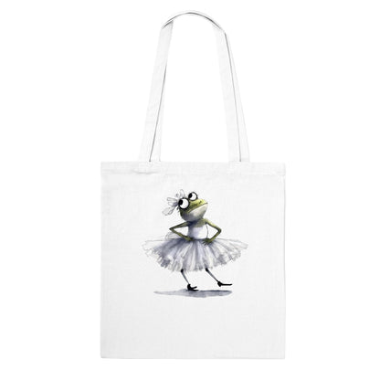 Frog in a Tutu Ballet Dancer Classic Tote Bag
