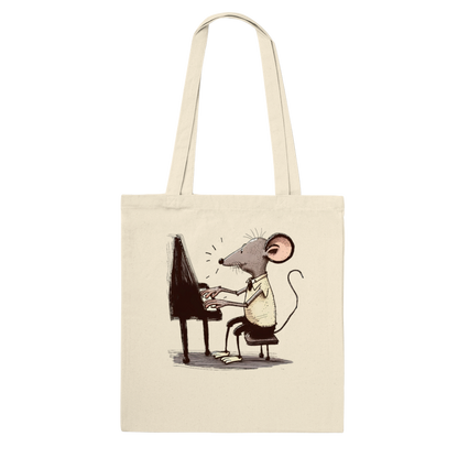Rat Playing the Piano Classic Tote Bag