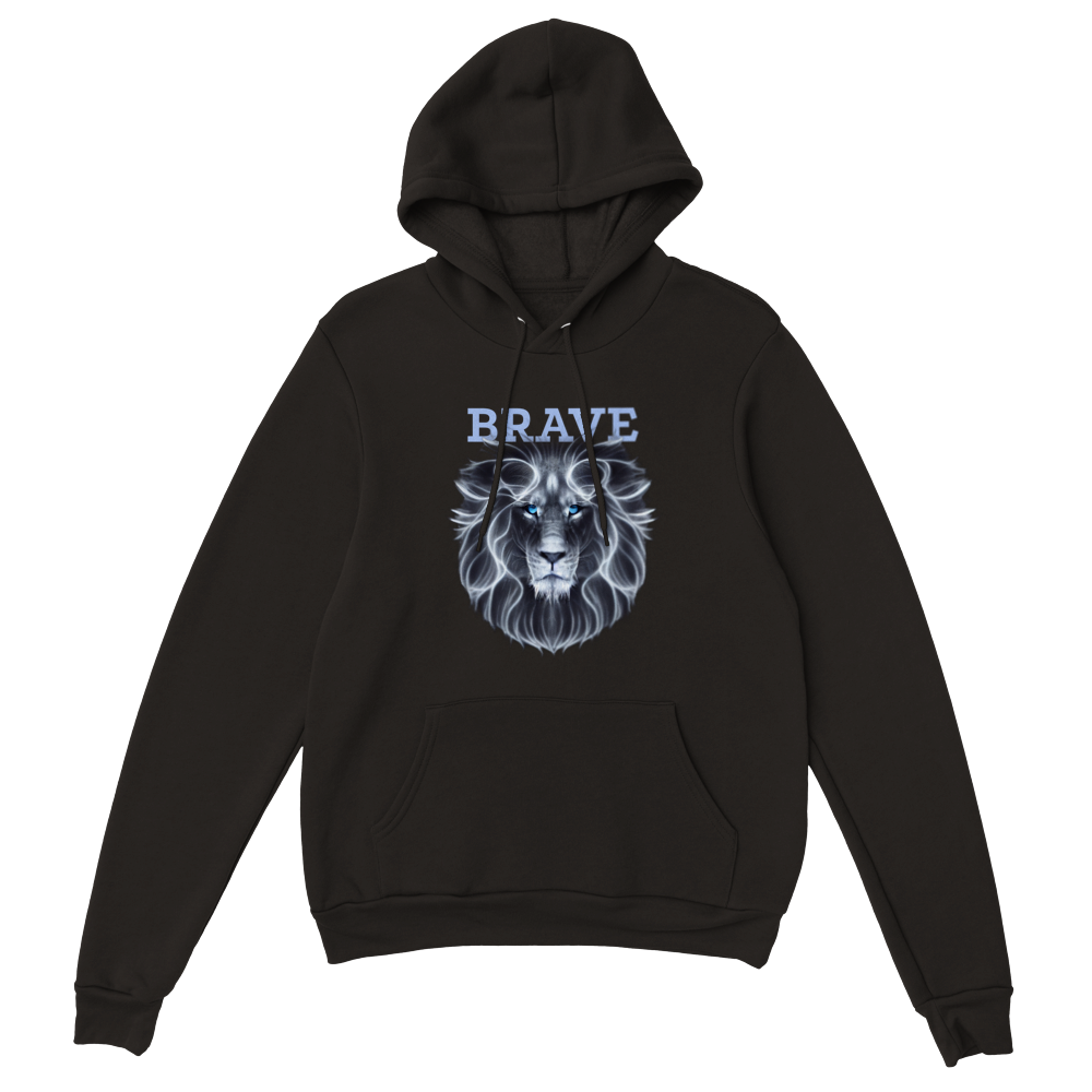Brave Lion Premium Unisex Pullover Hoodie