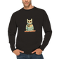 Space Catdet Premium Unisex Crewneck Sweatshirt