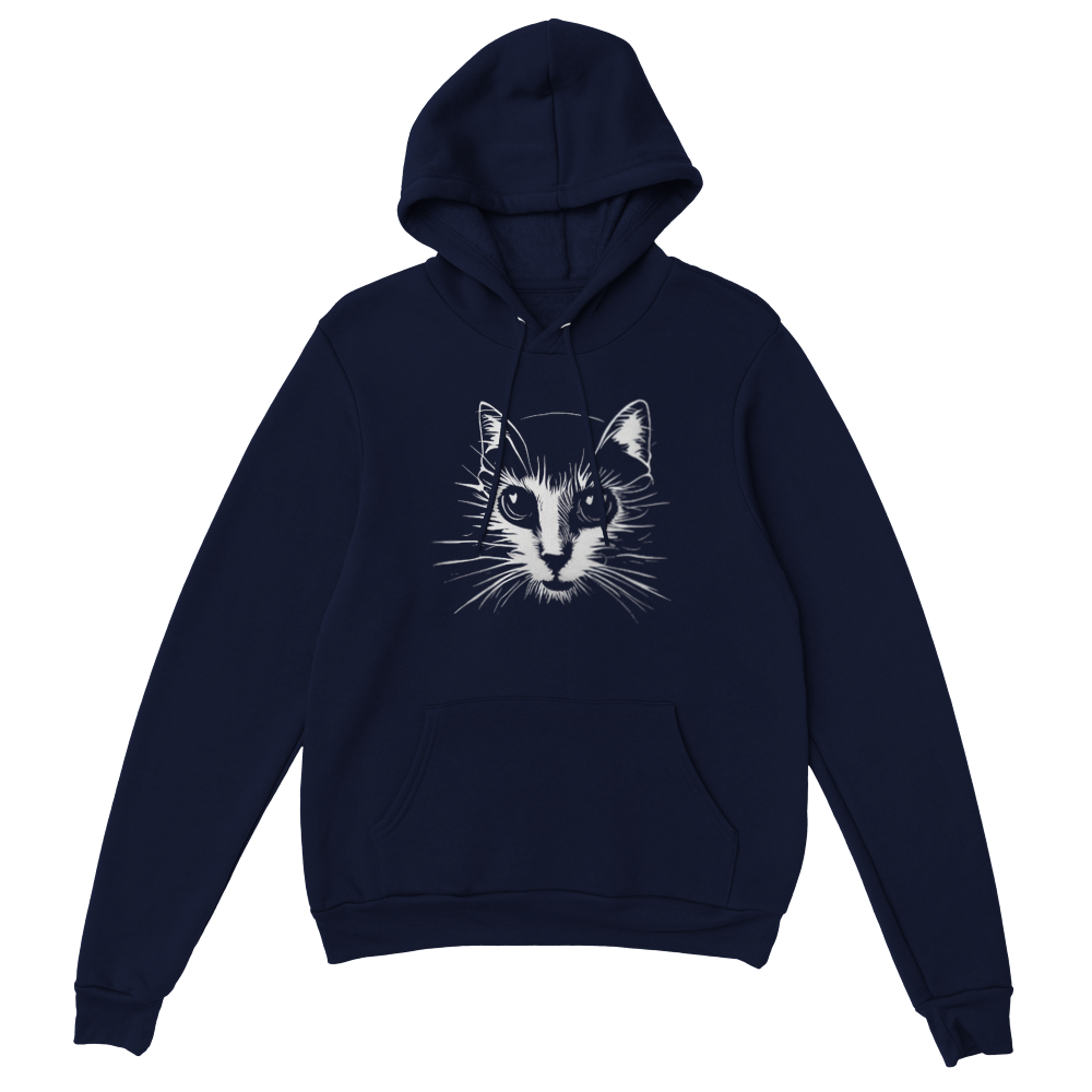 Cat Print Premium Unisex Pullover Hoodie