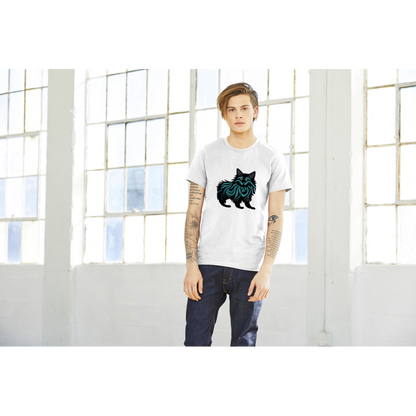 Purrfectly Wild: Unleash Your Inner Cat Lover with Our Maine Coon Print Premium Unisex T-Shirt!