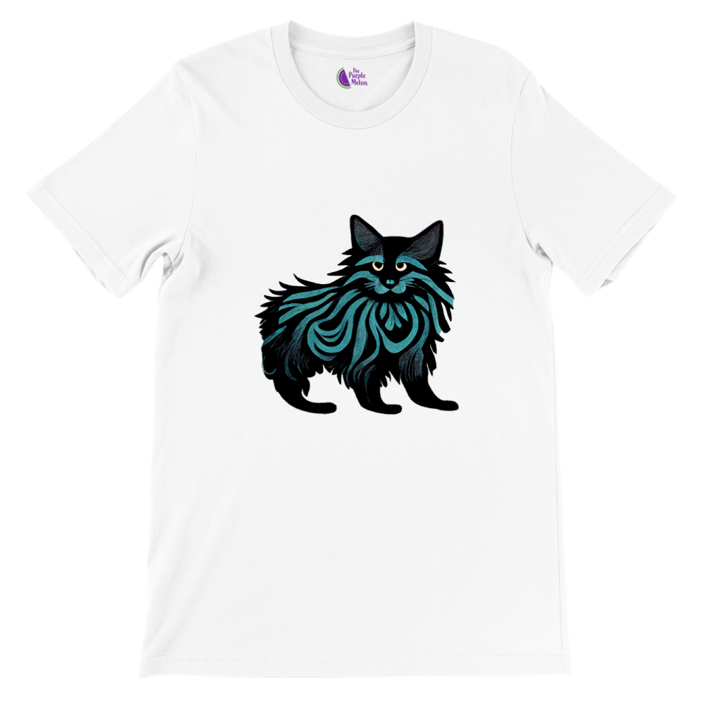 Purrfectly Wild: Unleash Your Inner Cat Lover with Our Maine Coon Print Premium Unisex T-Shirt!