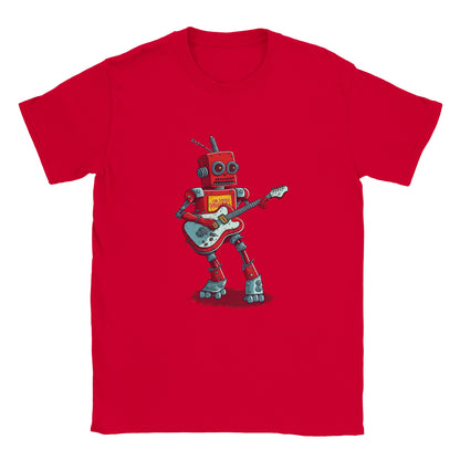 Robot playing the guitar Classic Kids Crewneck T-shirt
