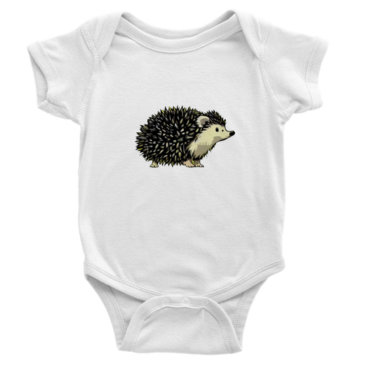 Cute Hedgehog Classic Baby Short Sleeve Onesies